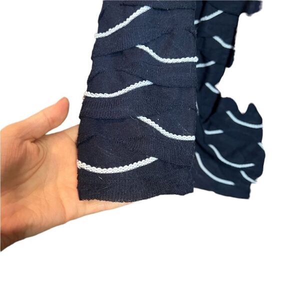 3 for $30! Max studio navy scallop sweater - Picture 8 of 11